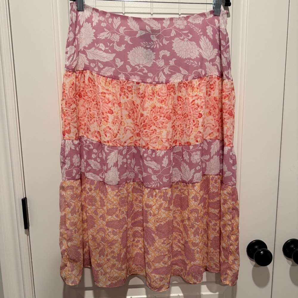 Boho Spring Midi Skirt - Picture 2 of 7